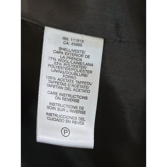 Michael Kors Brown Wool Blend Belted Coat Womens Size Small Jacket - Picture 11 of 12